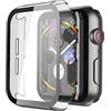 UNO'UNO MAS UNO VENTAS UNO' - Custodia proteggi schermo in vetro temperato compatibile Apple Watch 40 mm Series 6 5 4 SE - Protezione completa, realizzata con policarbonato rigido HD ultra e vetro 9H, per Watch 40 mm.