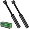 Pluvyze 2Pcs Gpu Holder Supporto Scheda Video Supporto Gpu Holder Supporto Scheda Video Supporto Stabile in Alluminio, Regolabile in Altezza, con Magneti, 1 Livella a Bolla (74-120 Mm)