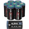 ANSMANN Batteria alcalina 4LR44, 6 V, confezione da 8 batterie 4G13, adatte per sistemi di allarme, collari per cani, telecomando e molto altro ancora, batterie usa e getta estremamente resistenti al