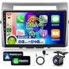 podofo 2+64G Podofo DAB/DAB+ 9'' Autoradio 2 Din Android Auto per Toyota Corolla Verso AR10 2004-2009 Wireless Carplay Android Auto Radio Bluetooth HIFI RDS/FM +AHD Telecamera posteriore/DVR/Canbus