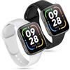 Xisair 2 Braccialetti di Ricambio Compatibili con Redmi Watch 3 Active Cinturino Impermeabile, Fascia Sportiva Traspirante Cinturino in Silicone per Redmi Watch 3 Active