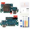 SRJTEK Connettore dock USB di ricambio per Samsung Galaxy A53 5G Porta di ricarica A536 Porta cuffie SM-A536B - Kit di riparazione microfono/jack audio/antenna tipo C