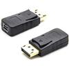 VMOJO Adattatore DisplayPort maschio a Mini DisplayPort femmina | DP a Mini DP (Thunderbolt) nero