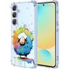 YUXING Cover Trasparente per Samsung Galaxy S24 FE 5G - Custodia Protettiva Sottile in TPU Morbido Antiurto con Carino Motivo Disegno Cool (Sheep)