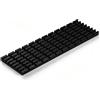 Bewinner Dissipatore di calore SSD 70x22x3mm per PCIE M.2 SSD 2280 Dissipatore di calore in lega di alluminio Dissipatore di calore per computer portatile desktop, raffreddamento efficace per proteggere(Nero)
