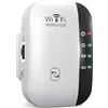 Retoo Ripetitore WiFi 2,4 GHz, 300 Mbit/s, WiFi Booster, porta Ethernet, WPS, punto di accesso, modalità ripetitore, compatibile con tutti i dispositivi WiFi, Internet Booster, IEEE 802.11 b/g/n