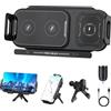 Olycism Caricabatterie da auto wireless Olycism girevole a 90 gradi per Galaxy Z Fold/Flip con caricabatterie rapido wireless QC 3.0 a doppio scomparto da 15 W compatibile con Z Fold/Flip 7, 6, 5 e 4