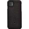 Porter Riley - Custodia in Pelle per iPhone 11 (6.1). Custodia Posteriore Sottile in Vera Pelle Premium (Nero)