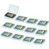 KIWIFOTOS Cfexpress - Custodia porta schede di memoria tipo A per Sony Alpha A1II, A1, A9III, A9II, A7RV, A7SIII, A7IV, FX6, FX3, FX30 (confezione da 12, scheda di memoria non inclusa)