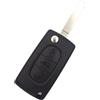 Pro-Plip - Chiave a 3 pulsanti per camion Fiat Ducato Doblo Scudo Fiorino Peugeot Partner Expert Bipper Boxer CE0523 con lama senza scanalatura