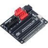 XICOOLEE Scheda adattatore RGB Matrix per schede madri Raspberry Pi e interfaccia Pico 1 HUB75 2 connettori di alimentazione tipo C 5V/4A e DC-044 5V/8A