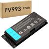 BLESYS 97Wh FV993 batteria per Dell Precision M4600 M4700 M4800 M6600 M6700 M6800 Serie 3DJH7 4HJXX K4RDX PG6RC R7PND RY6WH V7M28 451-BBGN 451-BBGO [8700mAh]