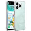 GIOPUEY Cover Compatibile con HONOR X5C/X5C Plus, TPU Ultrasottile HD Case, Protezione del Cuscino D'aria - Trasparente