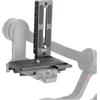 FOTGA Piastra a sgancio rapido verticale per fotocamera con attacco L per ZHIYUN Crane 2/3 LAB, Weebill-S/3/2 e per DJI Ronin RSC2 RS2 Stabilizzatore cardanico, per treppiede Manfrotto 501PL Arca-Swis