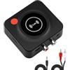 Paicreate Ricevitore HiFi Bluetooth 5.1 con NFC e Slot per Scheda TF, Adattatore Audio Bluetooth con Jack da 3,5 mm e Uscita RCA Portata 10 m Compatibile con PC Mac Smartphone Tablet Ricevitori AUX e Altoparlan