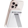 iWALK Qi2 Certificato 15W Power Bank Magnetico Wireless, 10000mAh Caricatore Portatile con Supporto Regolabile & Display LED, Ricarica Rapida per iPhone 16/15/14/13/12 Pro/Pro Max/Plus/Mini