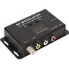VBESTLIFE Modulatore RF, Convertitore Professionale da Modulatore AV a RF PAL NTSC con Ripetitore IR per Set Top Box, DVR, Lettori DVD