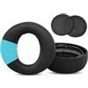 TaiZiChangQin PS5 Cuscinetti auricolari di ricambio compatibili con cuffie wireless Sony Playstation 5 Pulse 3D PS5 (auricolari in tessuto nero)