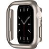 Leotop Compatibile con Apple Watch Custodia 42 mm (2024), PC rigido, sottile, pellicola protettiva per il paraurti, pellicola protettiva per iWatch Series 10. (titanio, 42 mm Series 10 (2024)