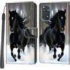 Haninsuze Cover per Xiaomi Redmi Note 11 / Note 11S, Custodia Interno TPU Antiurto Portafoglio con Disegni [schede Fessura] [Supporto Stand] Cover Libro in PU Pelle (Cavallo)