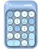 FELiCON AK18 Tastierino numerico a 18 Tasti, Compatto, Portatile, Silenzioso, per Windows, iMac MacBook e Computer Portatile, Desktop PC Portatile, Tipo di immissione Dati (Blu)