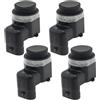 Ollanoos 4 sensori di parcheggio PDC anteriori e posteriori, sensore di assistenza al parcheggio per paraurti nero, ricambio per Ford Galaxy Mondeo MK4 S-Max, ricambio per Volvo C30 S40 S60 V40 V50