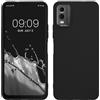 kwmobile Custodia Compatibile con Nokia C32 Cover - Back Case per Smartphone in Silicone TPU - Protezione Gommata - nero