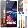 ARSSLY LCD Display per Oppo A74 5G / A54 5G / A93 5G CPH2197 CPH2263 6,5 LCD Schermo Sostituzione Schermo Touchscreen Digitazer Assembly con Riparazione Kit (Nero, Non per la Versione 4G)
