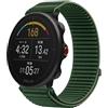 GIOPUEY Cinturini Compatibile con Polar Vantage M2, Nylon Traspirante Sport Loop Cinturino in Morbido Nylon Intrecciato Strap Band - Darkgreen