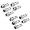 DollaTek 10Pcs Connettore per Aeronautica, 16mm 6P 4A 125V GX16-6 Connettore Maschio Filo Metallico per aeromobili Maschio Femmina Impermeabile