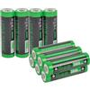 LOTUS POWER 10 pezzi Batterie ricaricabili Ni-MH AA, portatili e riciclabili 2800 mAh batterie AA 1,2 V (dieci batterie)