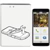 Qoutmcuy Batteria di ricambio per Emporia smart.3Mini/Smart.4, [2800 mAh] Alta capacità.Compatibile con Emporia SMART.4, Emporia SMART.3mini