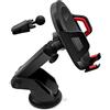 URVOLAX Supporto per cellulare da auto, con ventosa, 3 in 1, universale, compatibile a 360°