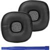 Adhiper Major 4 cuscinetti auricolari di ricambio compatibili con cuffie wireless Marshall Major IV, cuscinetti auricolari con morbida pelle proteica e memory foam ad alta densità (nero)