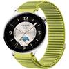 GIOPUEY Cinturini Compatibile con Oppo Watch X2 Mini, Nylon Traspirante Sport Loop Cinturino in Morbido Nylon Intrecciato Strap Band - Green