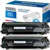 ECSC Compatibile Toner Cartuccia Sostituzione per HP LaserJet Pro M1536dnf P1566 P1606dn CE278A (Nero 2-Pack)