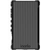 inorlo Cover per Sony Walkman serie NW-A306, NW-A307 e NW-A105, con design resistente alle cadute e tappo antipolvere per caricabatterie, colore: nero