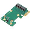 Dpofirs Mini PCIE a PCIE per Il Collegamento della Scheda di Rete Wireless Mini PCIE allo Slot PCIE sulla Scheda Madre del PC per Computer Desktop
