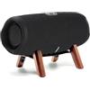 Counlisha Supporto in vero legno compatibile con JBL Charge 5 6 altoparlante portatile, stabile in legno robusto utilizzato per Charge 4 3 Flip 6 5 4 (noce)