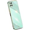 RankOne La Custodia del Telefono è Adatta per Samsung Galaxy A12 / M12 / A12 Nacho (6.5 Inches), Case per Cellulare in Silicone con Telaio Galvanico - Verde