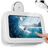 XFSRG Porta Telefono Doccia 480° Rotazione Ventosa rimovibile Supporto soffione doccia a ventosa Riutilizzabile senza trapano Impermeabile per Bagno (Bianco)