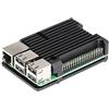 ZkeeShop Custodia in Alluminio con dissipatore Compatibile per Raspberry Pi 3 Model B，Pi 3 B+，Pi 2 Model B (Non Include Raspberry Pi Board) (Without Fan)