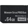 zhongsir Scheda di memoria Memeory Stick Pro Duo (Mark2) ad alta velocità, 64 GB, compatibile con Sony PSP1000, 2000, 3000, scheda di memoria per fotocamera