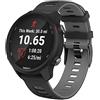 WIIKAI Wikai, Cinturino di Ricambio per Garmin da 20mm, in Silicone, Compatibile per Samsung Gear S2/Gear Sport/Galaxy Watch ActiveWatch,per Garmin Forerunner 245/M/645/645MUSIC, Approach S40.