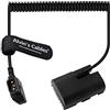 Alvin's Cables D-Tap verso E6NH Batteria Fittizia Cavo di Alimentazione a Spirale per Canon-R5C