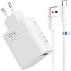 VoltWave Caricatore USB 33W con cavo di ricarica di tipo C 2M per Xiaomi Mi 13 Mi 12 Mi12Pro Mi11 11 Ultra Mi11 lite Mi 10 Redmi Note 12 12 s 11 11 Pro 10 10 Pro Poco X4 X3 F4 G