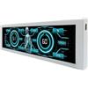 VSDISPLAY Monitor LCD bianco a 8,8 pollici di USB per il caso del PC, luminosità dei pidocchi di risoluzione 480x1920 500, con il software di tema