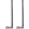Fohevers 2 Pz 5 Sezioni Antenna Telescopica SMA Connettore Maschio per AM/FM Ariels Radio HD DAB Stereo Reception Home Theater Ricevitore
