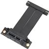 Fyearfly Cavo di Prolunga Riser PCIe 4.0 X1 Dritto a 90° per Schede Audio e Dischi Rigidi M.2 WiFi Firewire USB 2.5G (5 cm)