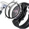 Acadeny 2 pezzi Custodia rigida compatibile con HONOR Watch GS 3 con pellicola protettiva,9H Durezza Hart PC Case sottile in vetro temperato per Smart HONOR Watch GS 3, Trasparente